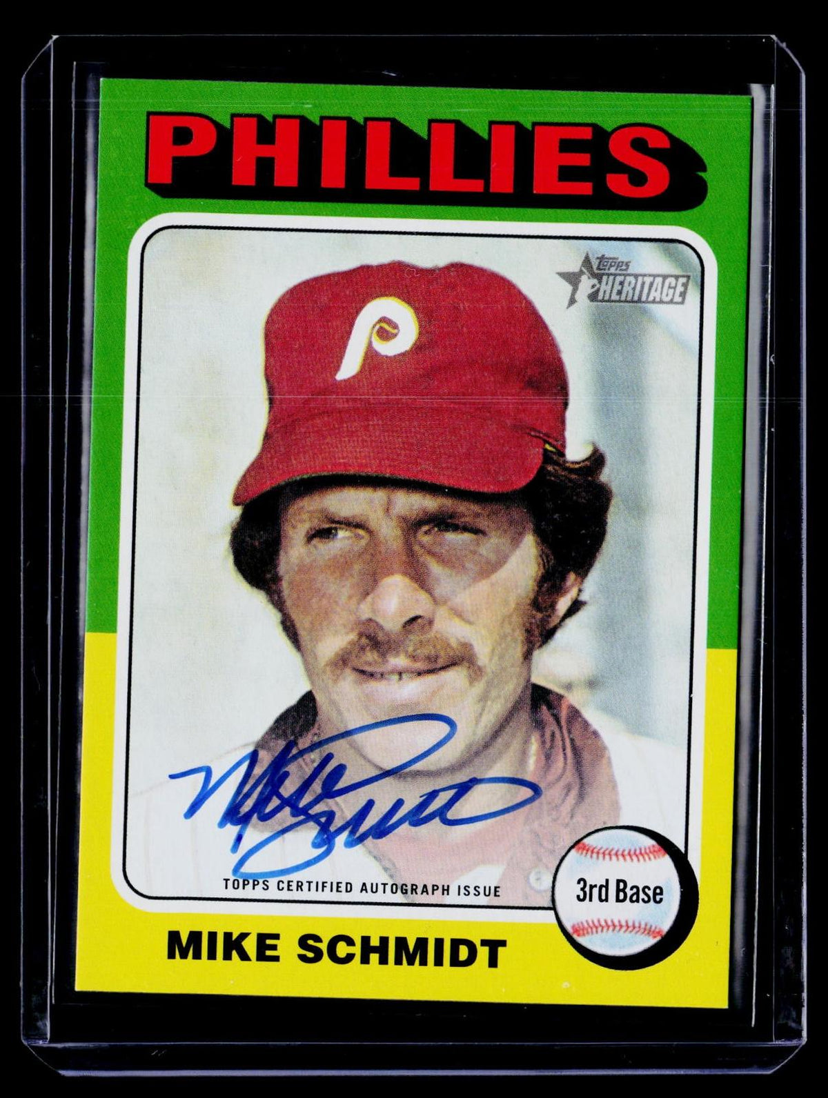 2024 Topps Heritage #75RO-MS Mike Schmidt Real One Autographs