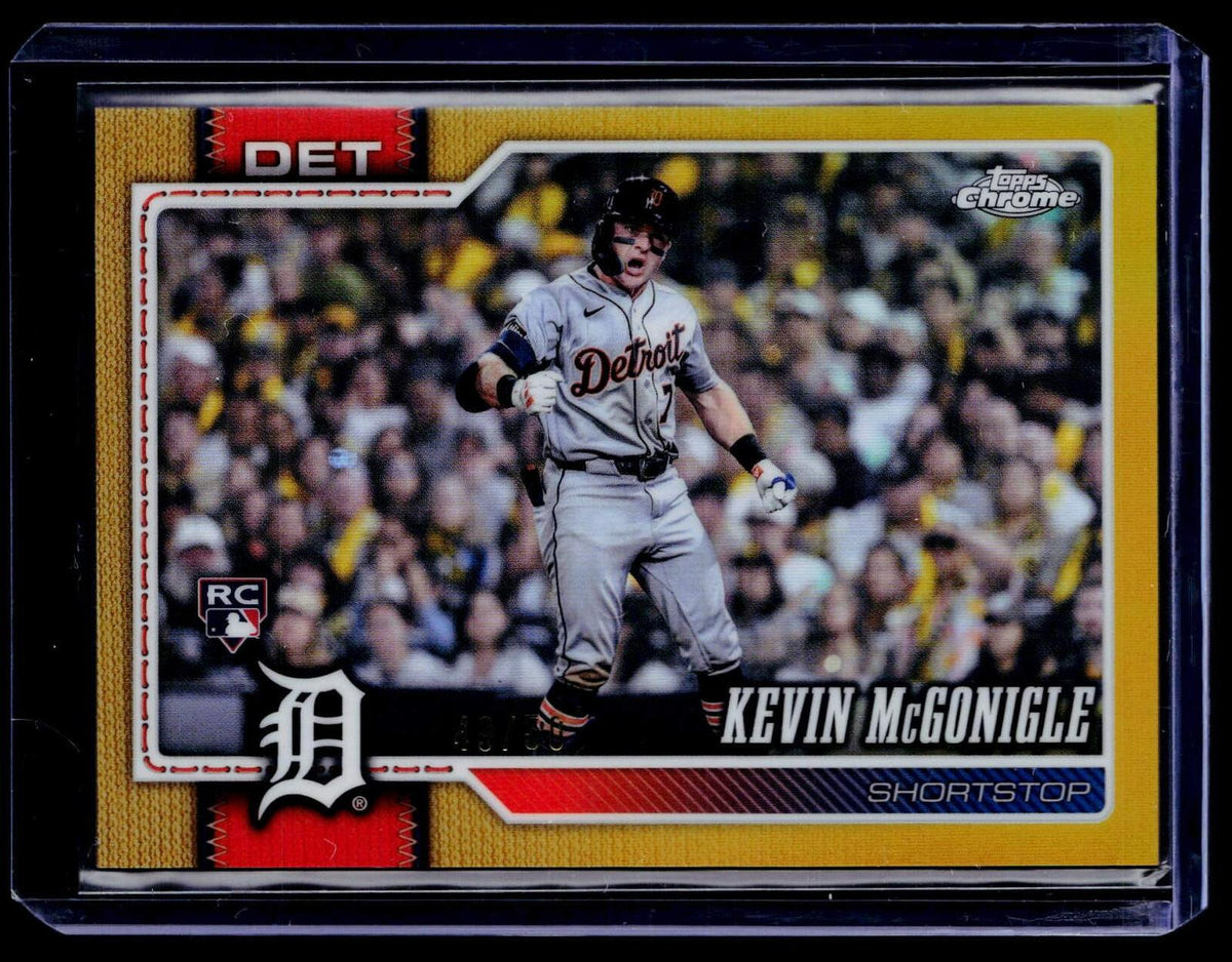 2026 Topps Chrome #16 Kevin McGonigle Gold Refractor #/50