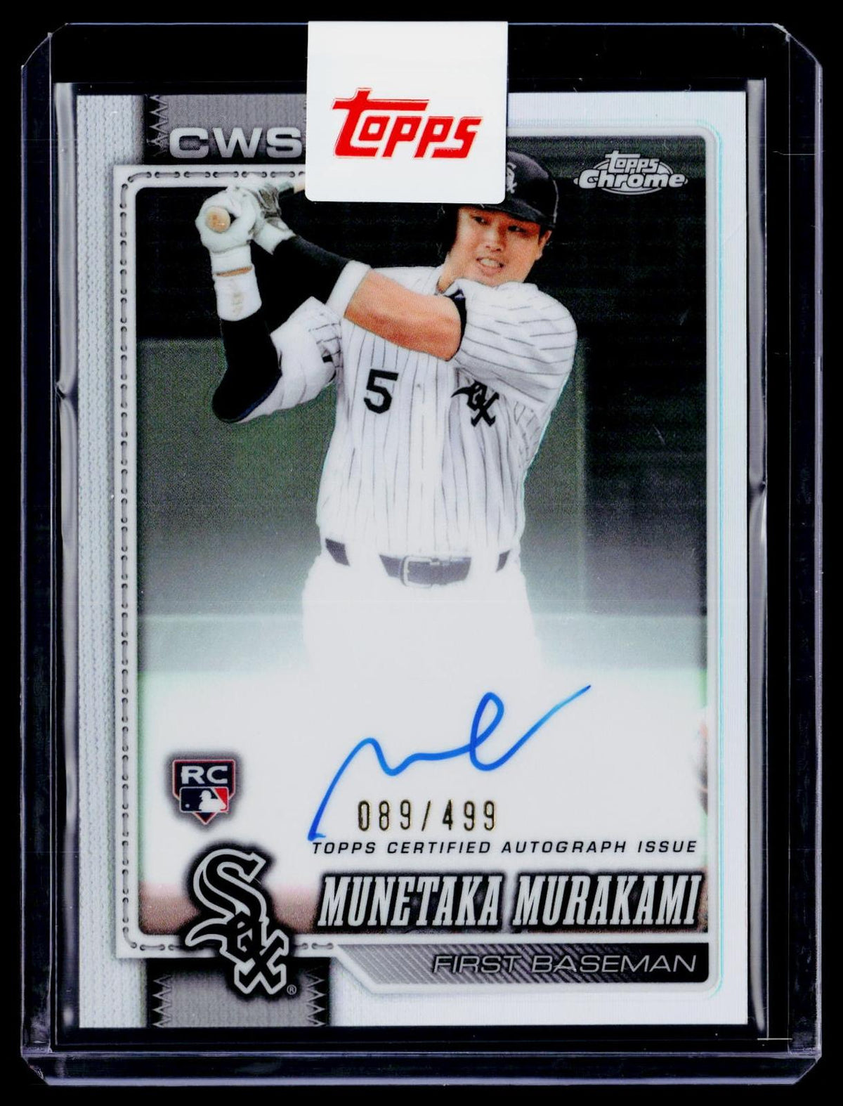 2026 Topps Chrome #RA-MMI Munetaka Murakami Rookie Autographs Refractor #/499