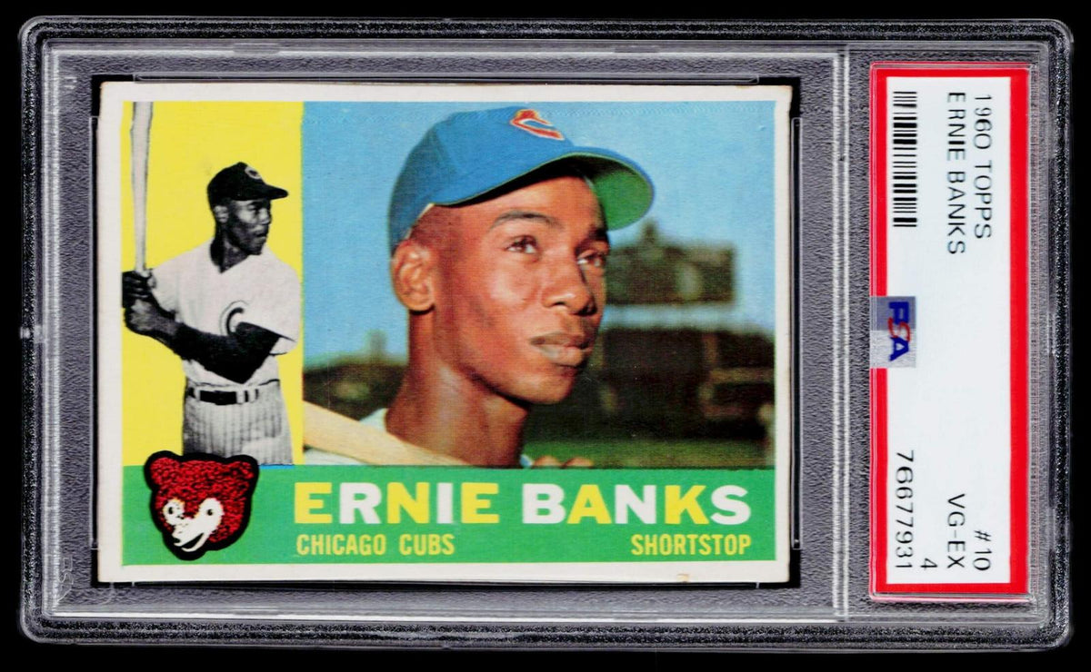 1960 Topps #10 Ernie Banks PSA 4