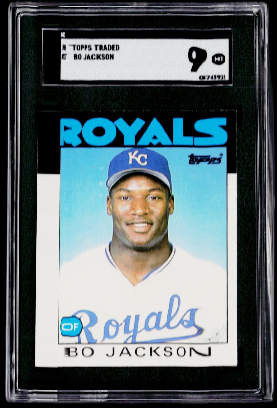 1986 Topps Traded #50T Bo Jackson SGC 9