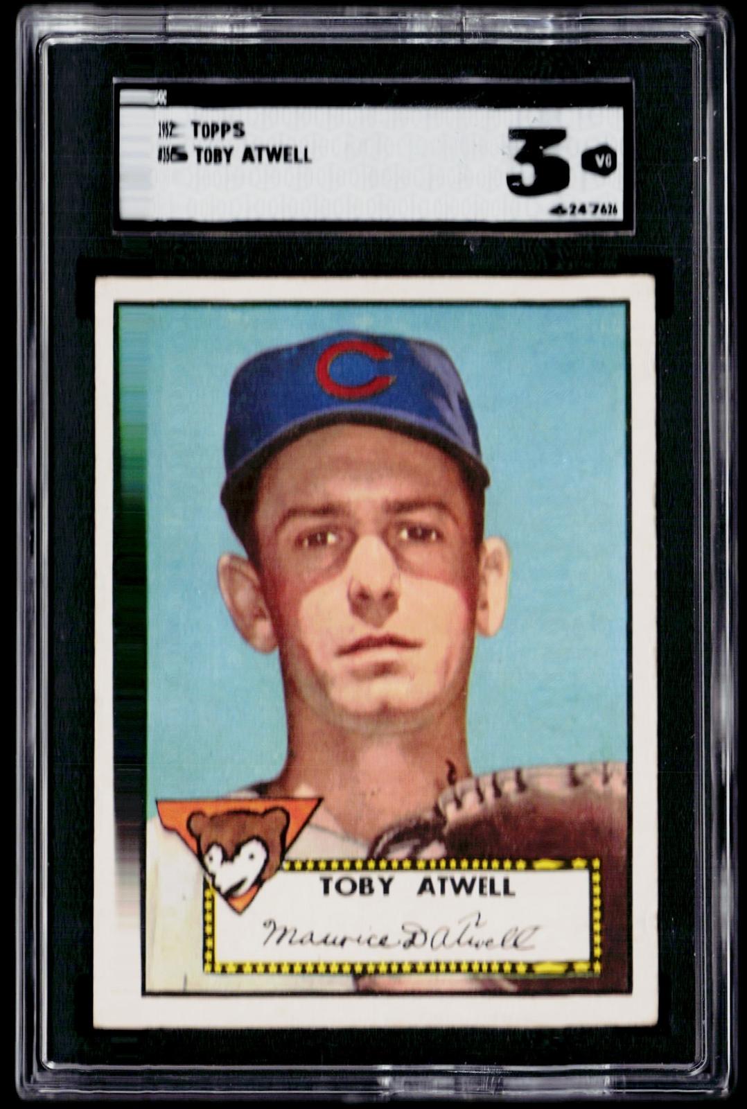 1952 Topps #356 Toby Atwell SGC 3
