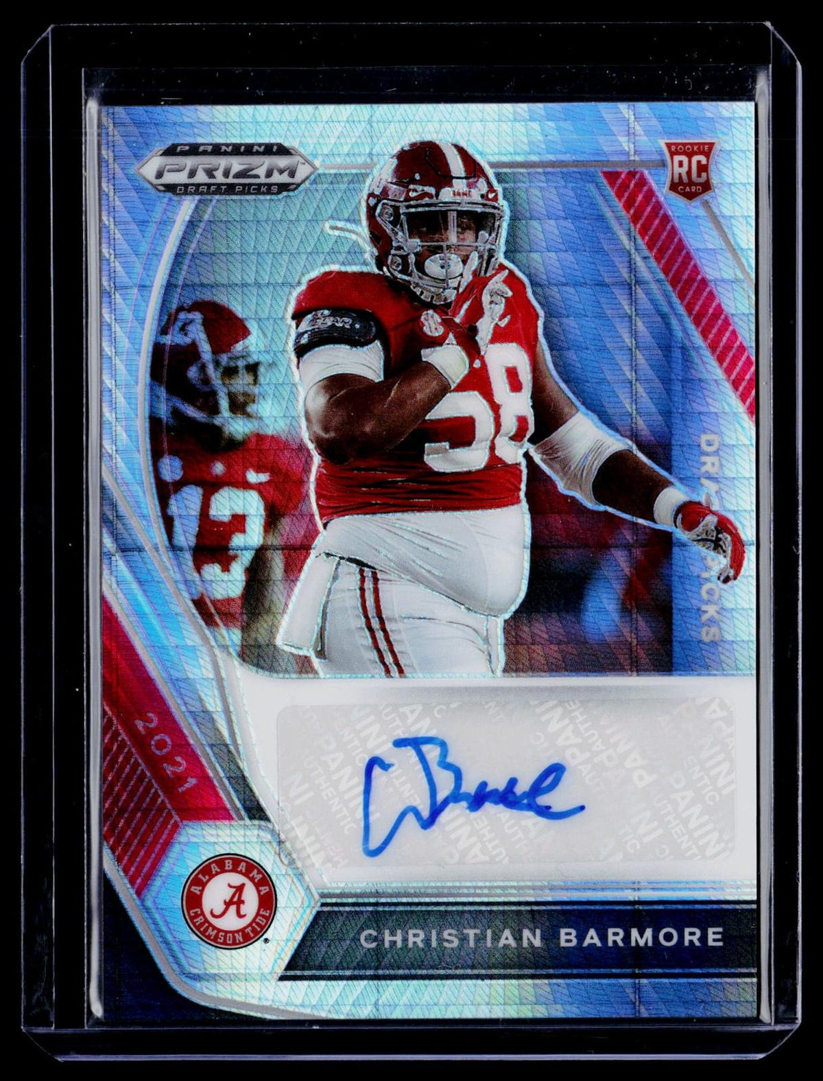2021 Prizm Draft Picks Collegiate #DPA-CHB Christian Barmore Autographs