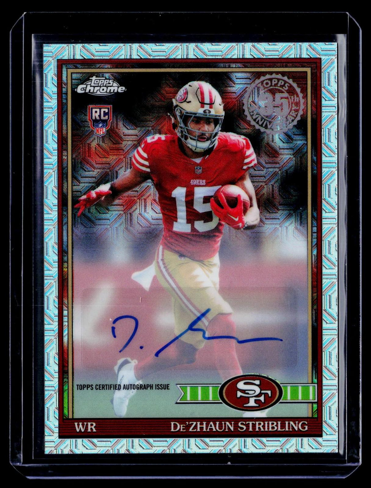 2026 Topps Flagship #91TRC-36 De'Zhaun Stribling Rookies Chrome Autographs