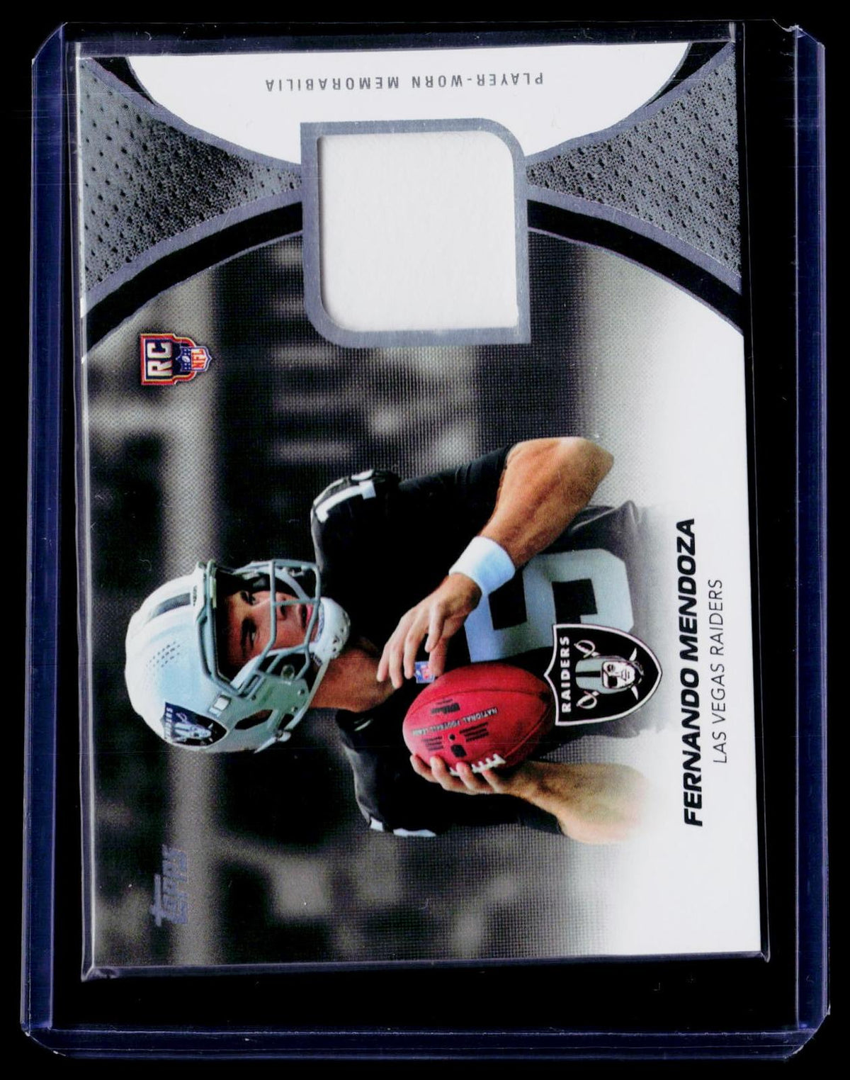 2026 Topps Flagship #RMC-FM Fernando Mendoza NFL Rookie Materials