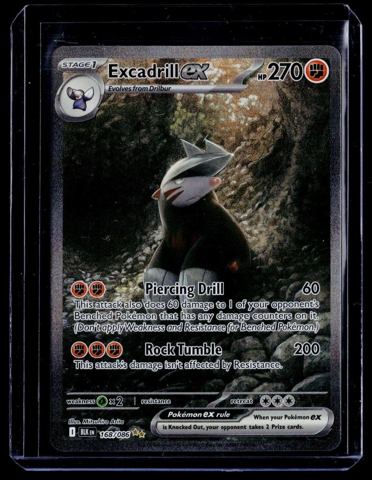 SV: Black Bolt #168/086 Excadrill ex