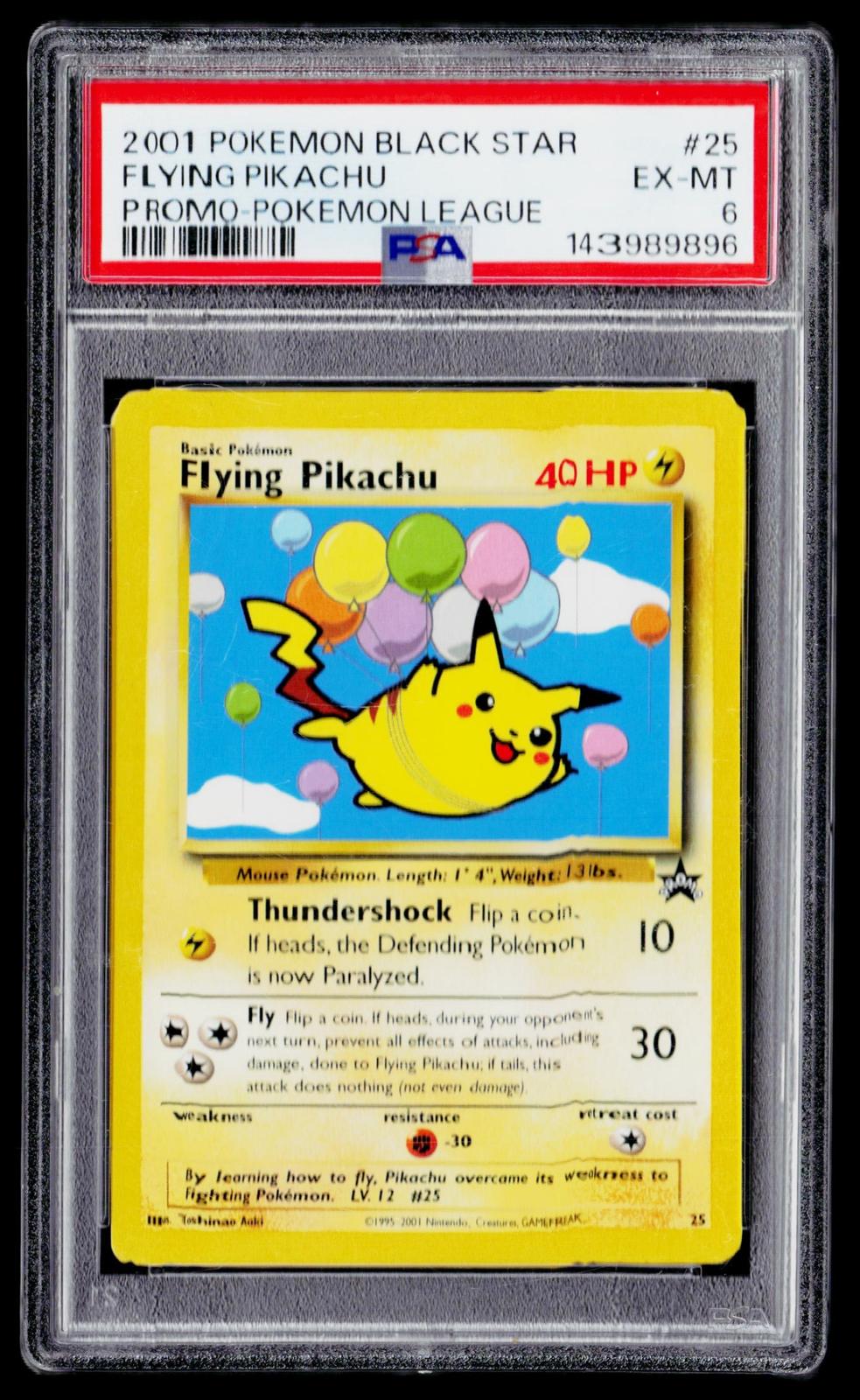 WoTC Promo #25/53 Flying Pikachu PSA 6