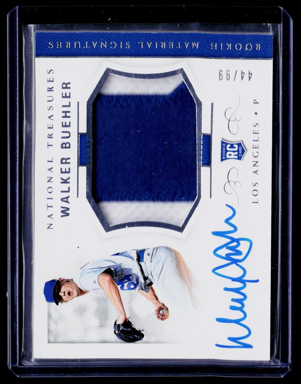 2018 Panini National Treasures #18 Walker Buehler #/99