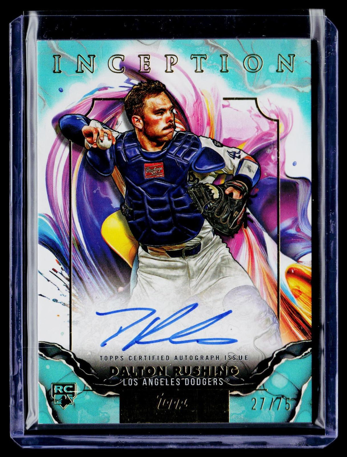 2025 Topps Inception #RESA-DAR Dalton Rushing Autographs #/75