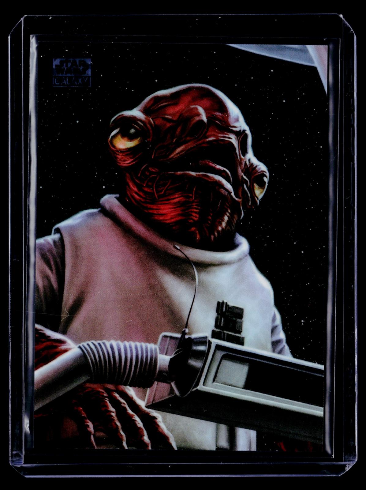 Star Wars Galaxy #18 Admiral Ackbar Logofractor #/77