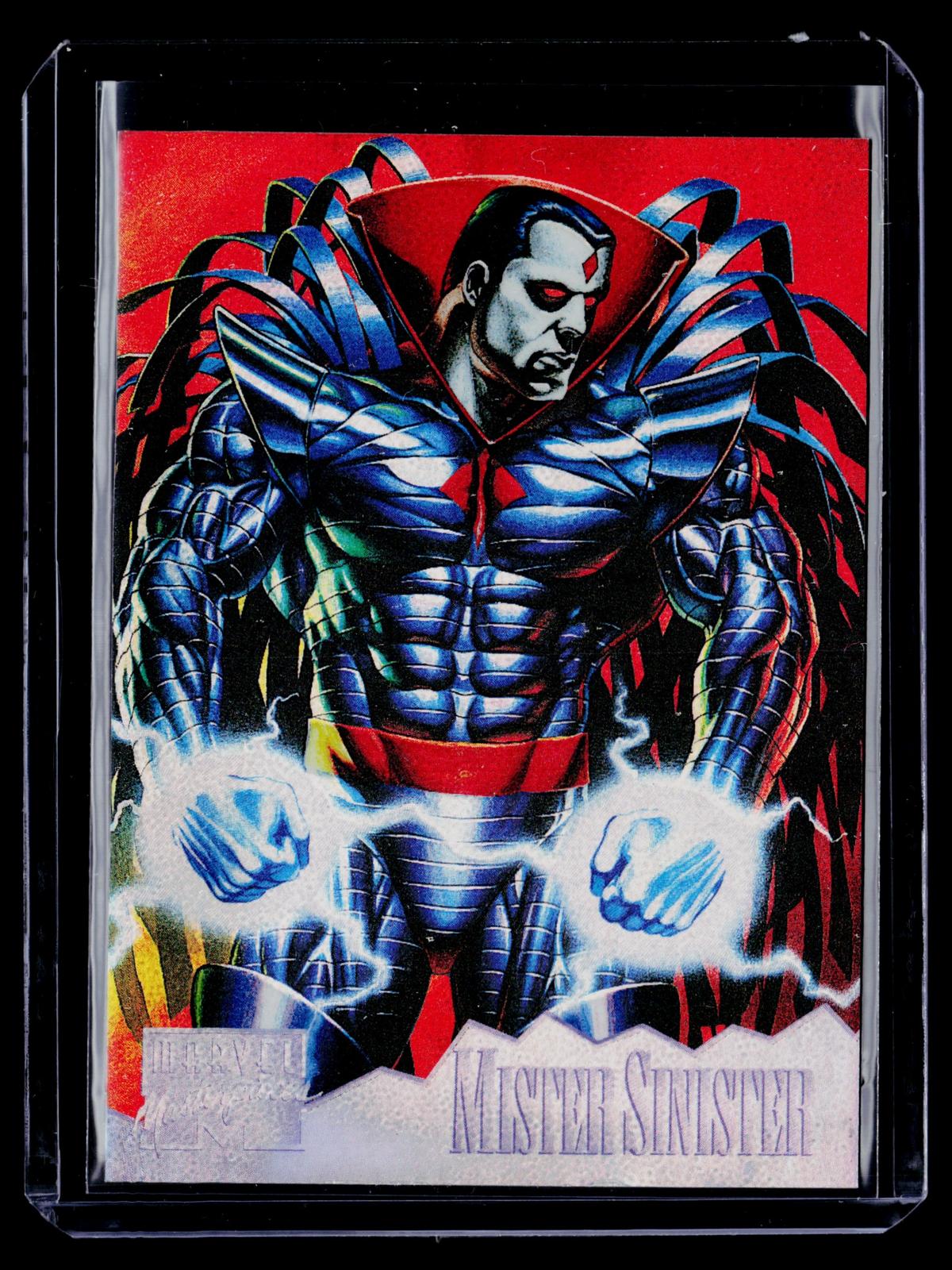 1995 Fleer Marvel Masterpieces #5 Mr. Sinister Holoflash
