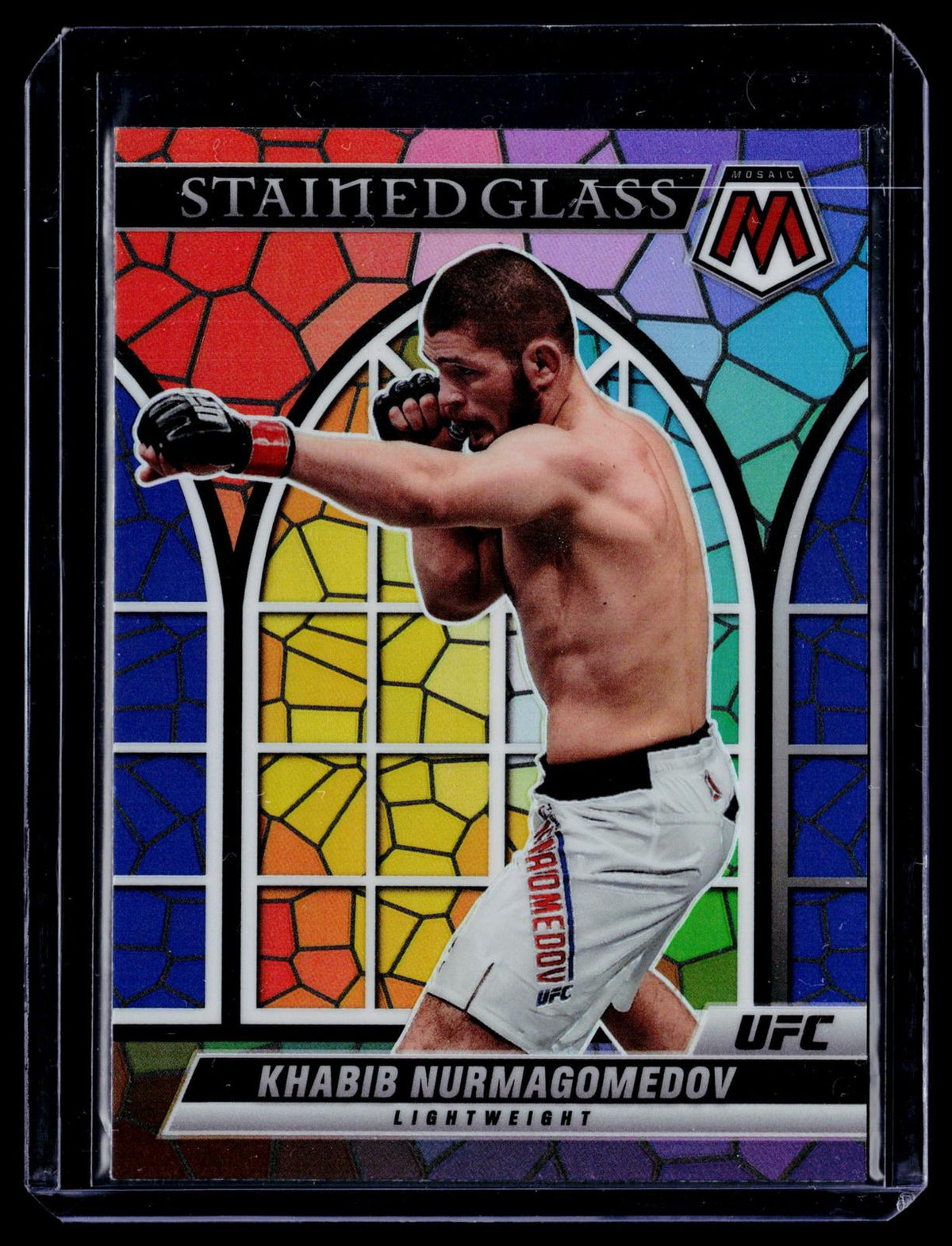 Panini Chronicles #18 Khabib Nurmagomedov Stained Glass