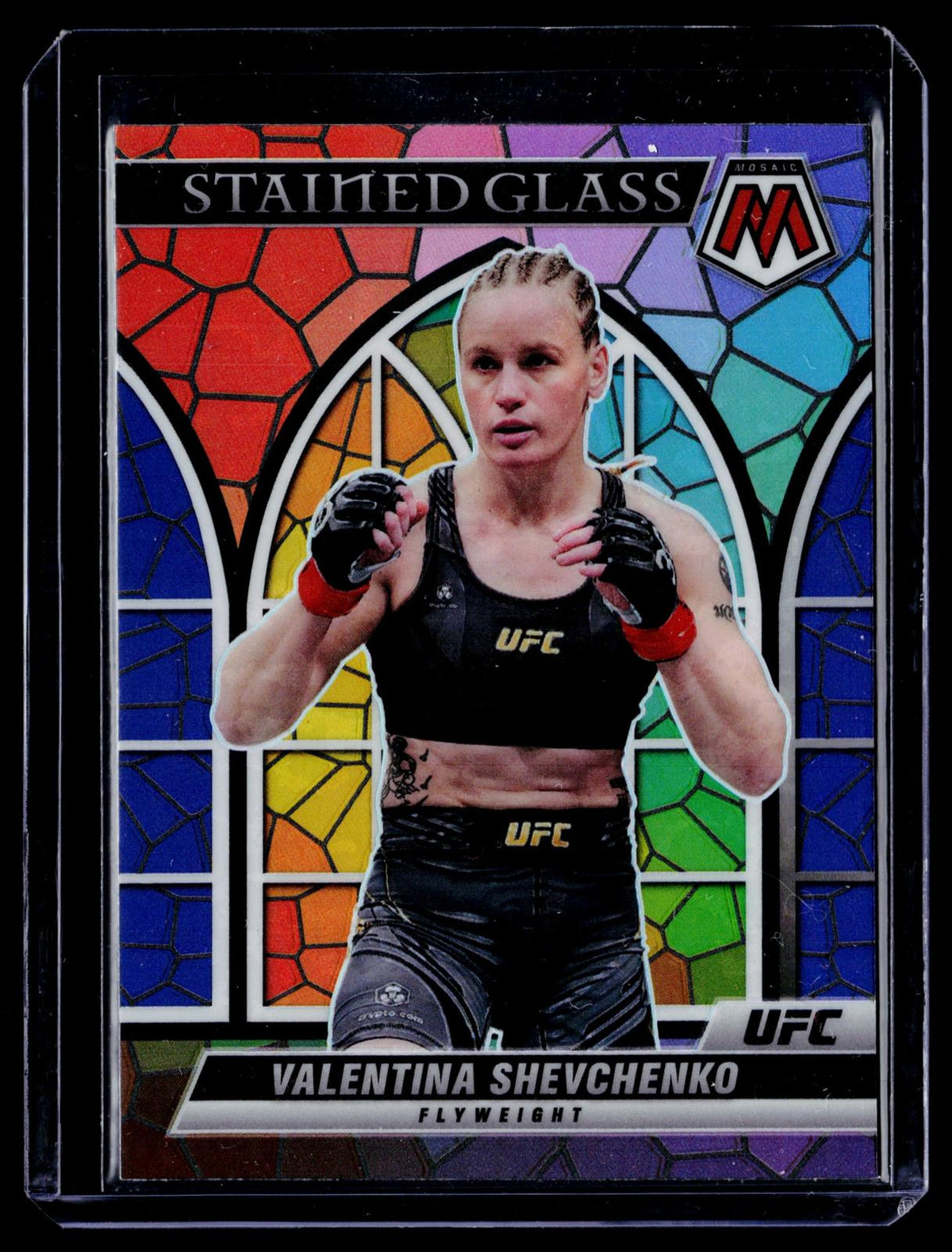 Panini Chronicles #24 Valentina Shevchenko Stained Glass