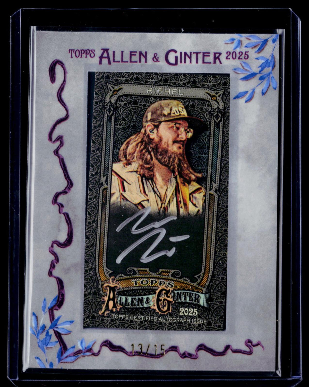 2025 Topps Allen & Ginter #MA-ZR Zach Rishel Framed Mini Non-Baseball Autographs