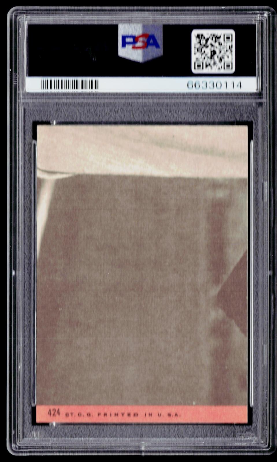 1969 Topps #424 Pete Rose PSA 8