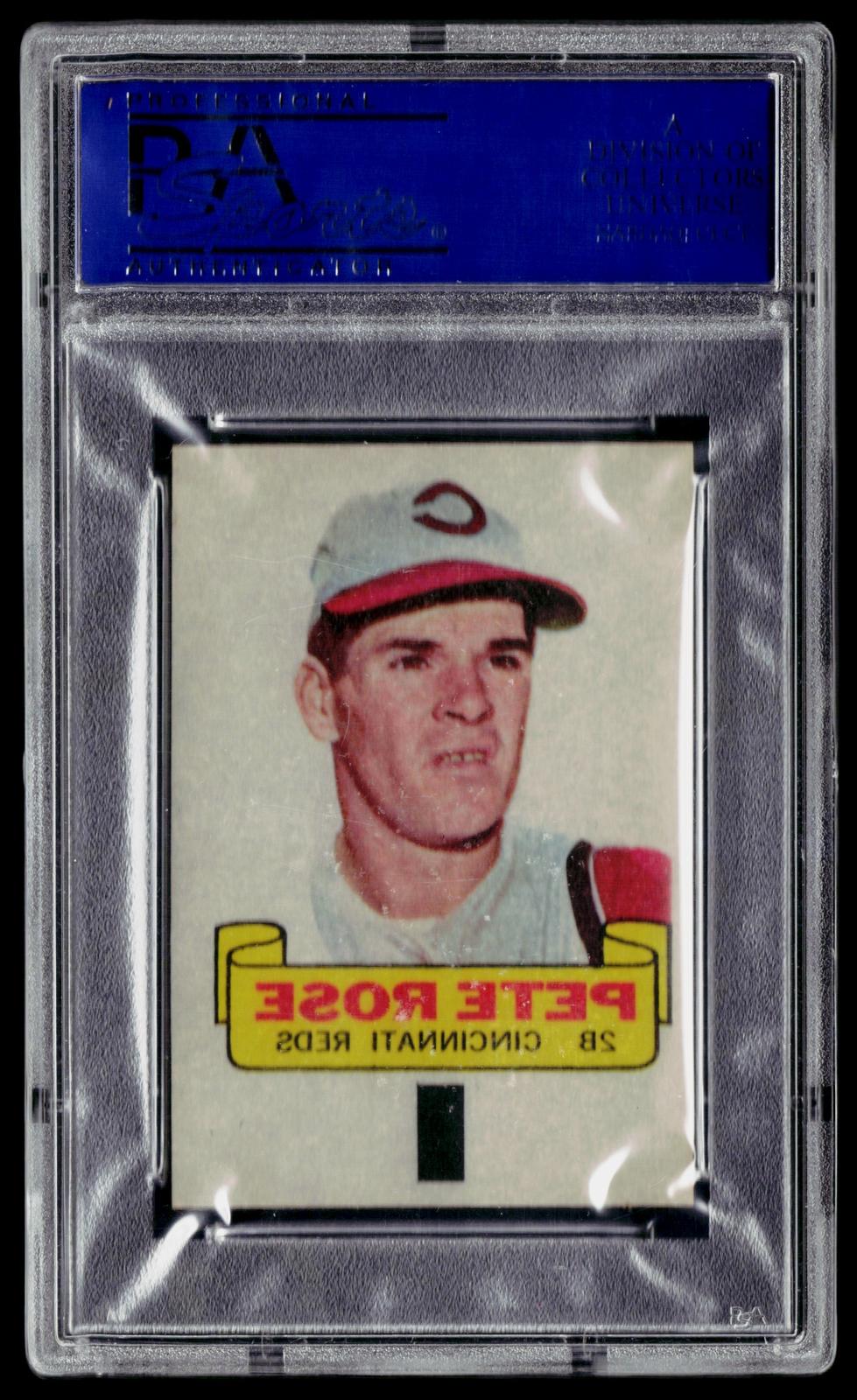 1966 Topps Rub-Offs Pete Rose PSA 8