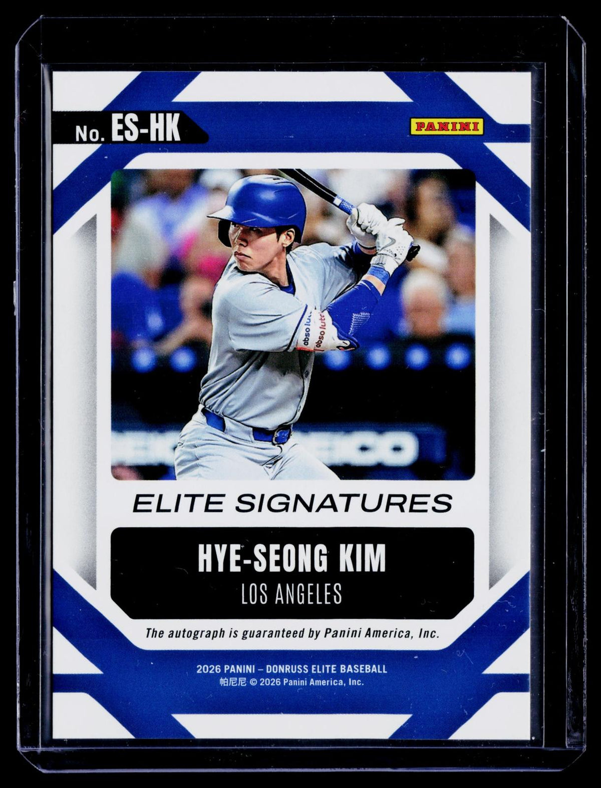 2026 Donruss Elite #ES-HK Hye-Seong Kim Elite Signatures