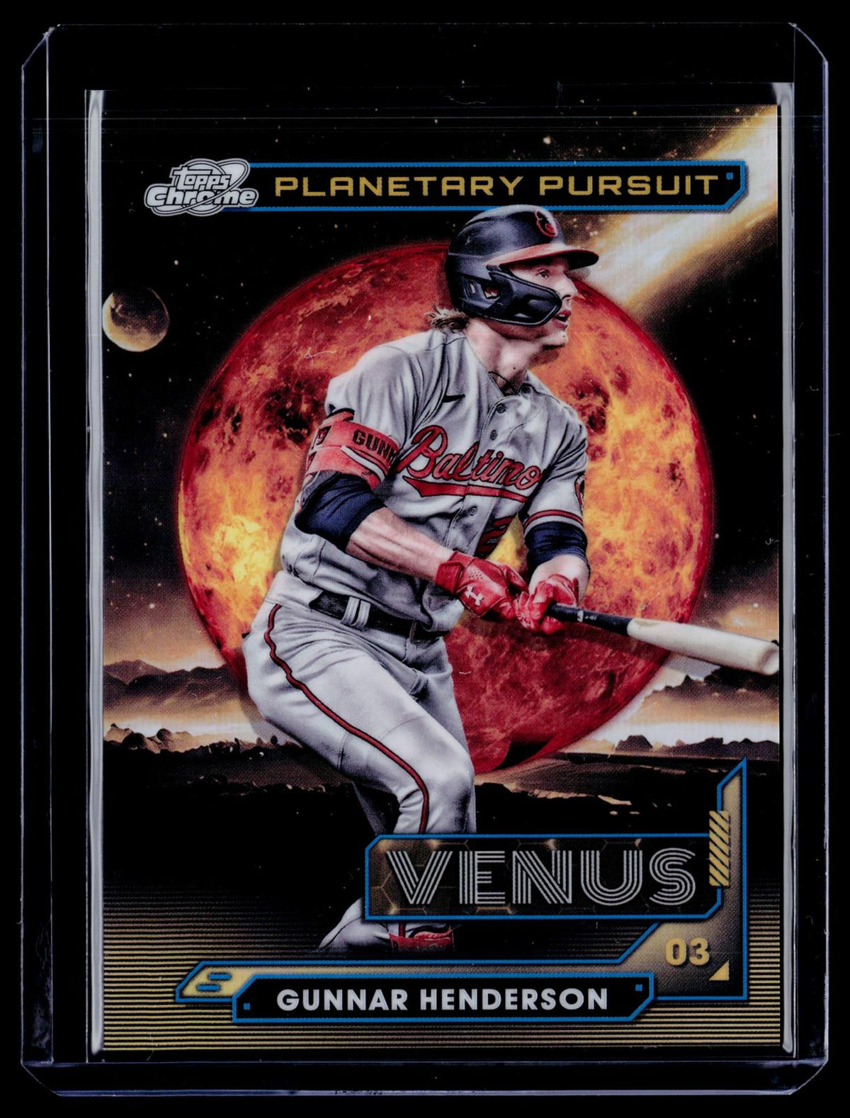 2024 Topps Chrome Cosmic #PPS-2 Gunnar Henderson Planetary Pursuit The Sun