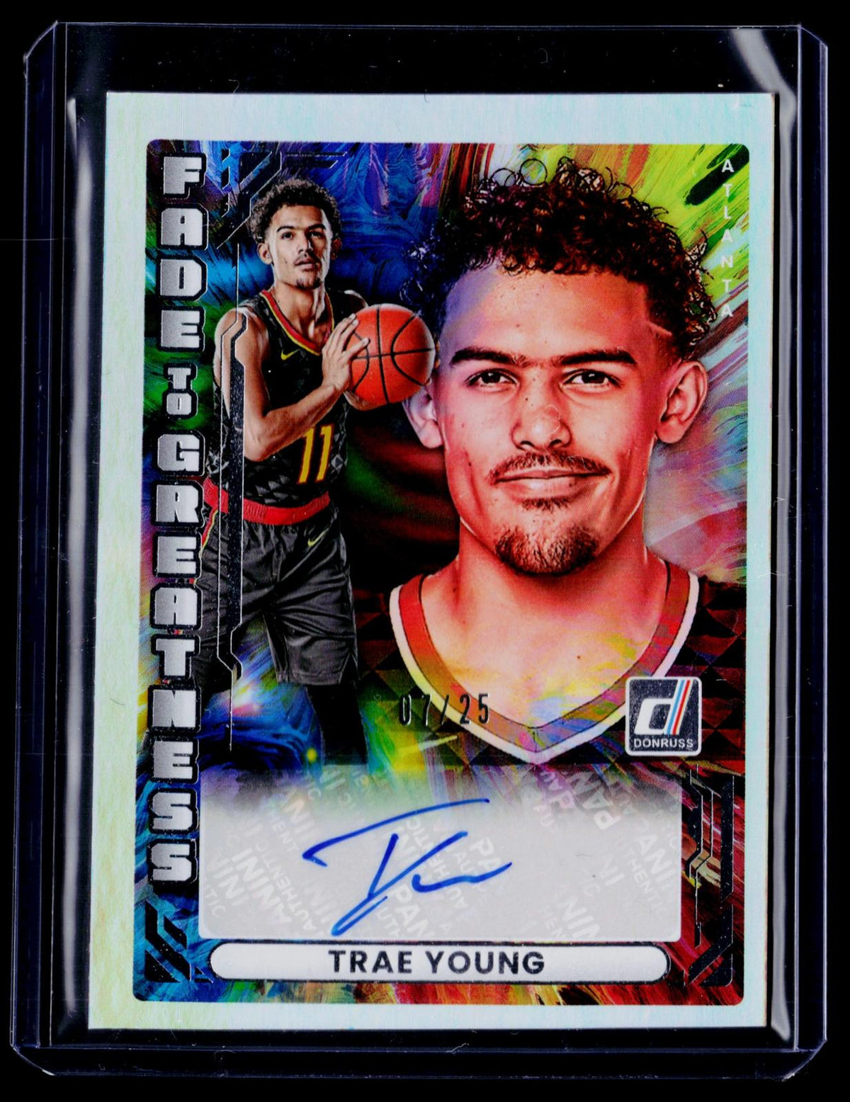 2025-26 Donruss #FTG-TYO Trae Young Fade to Greatness #/25