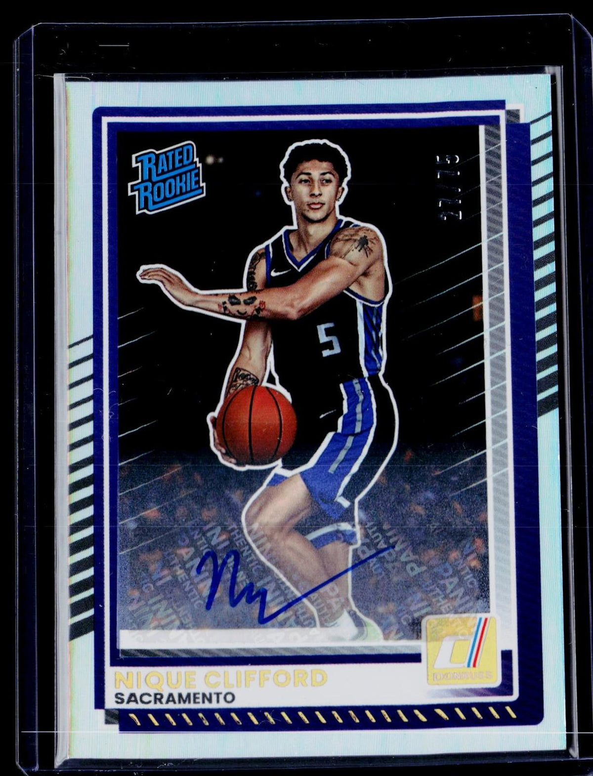 2025-26 Donruss #15 Nique Clifford Plaid #/75