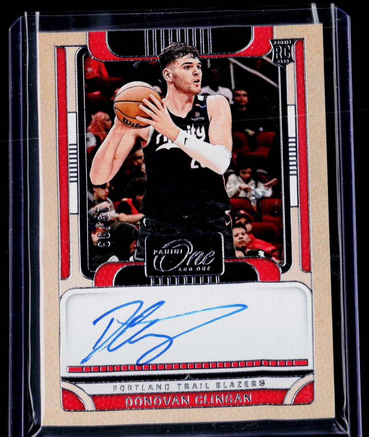 2024-25 Panini One and One #RA-DON Donovan Clingan Rookie Autographs #/99