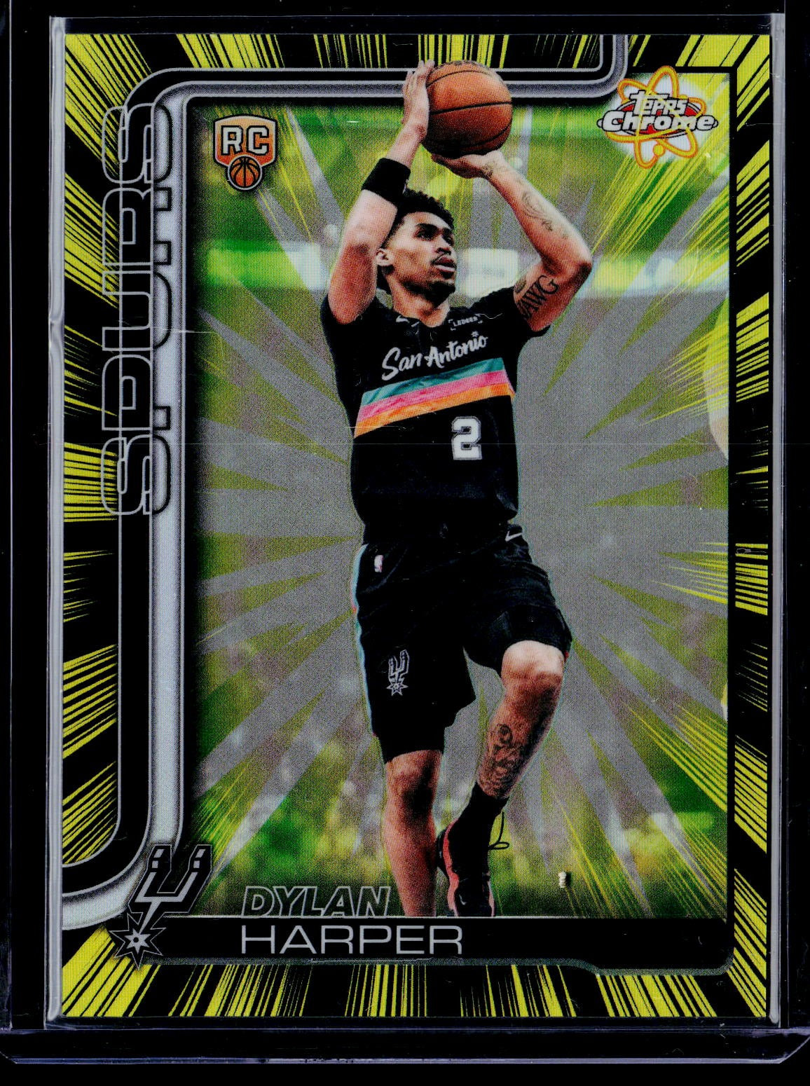 2025-26 Topps Chrome Update #RR-2 Dylan Harper Radiating Rookies