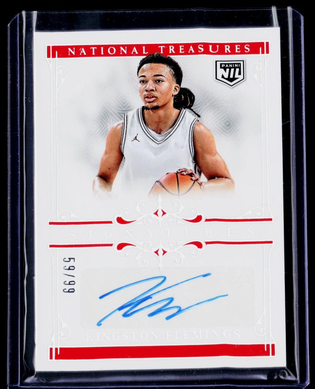 2025-26 Panini National Treasures #NT-KFH Kingston Flemings Signatures #/99