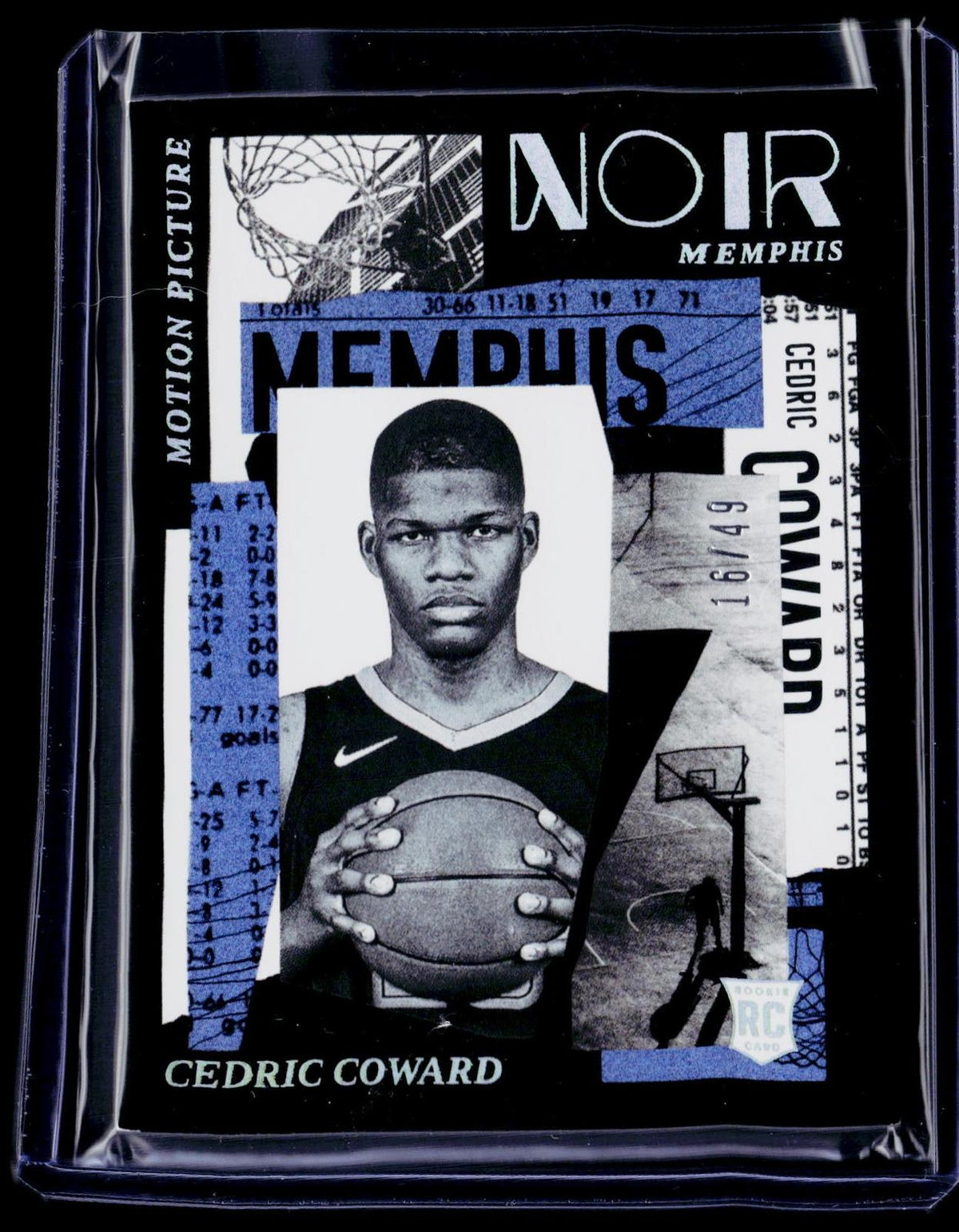 Noir #71 Cedric Coward 2025-26 Panini Noir #/49