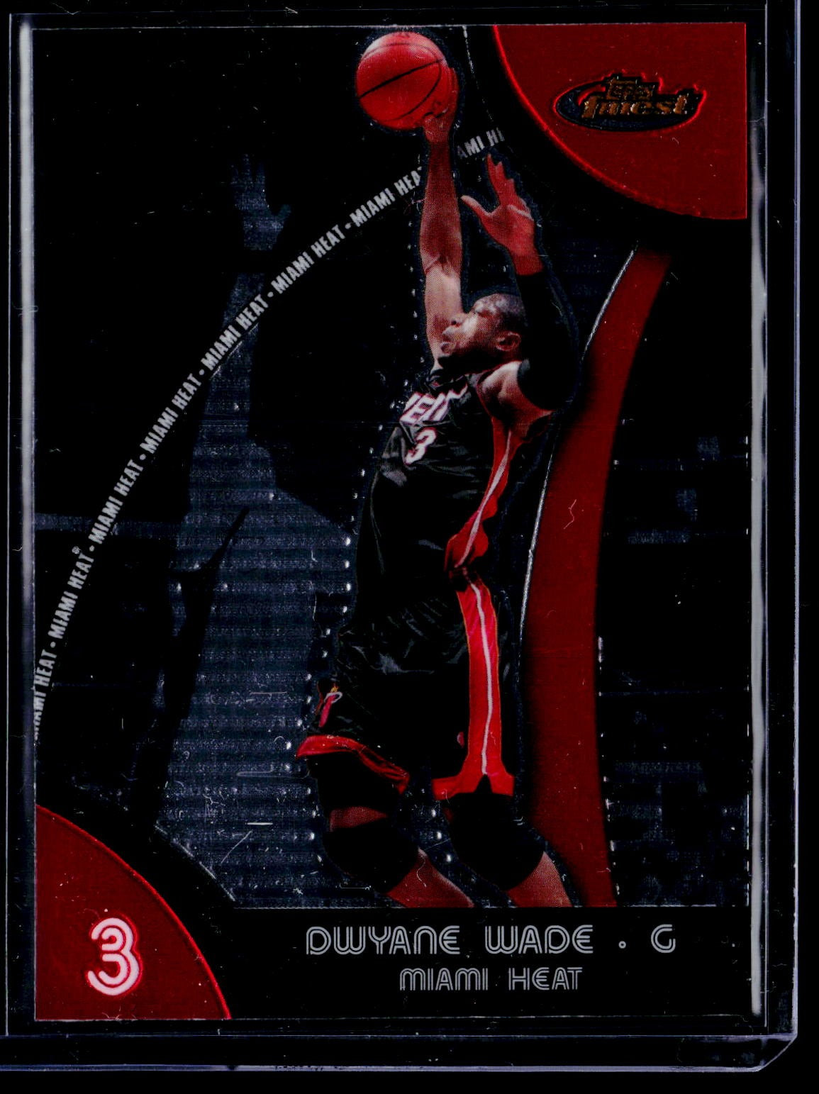 2007-08 Topps Finest #3 Dwyane Wade