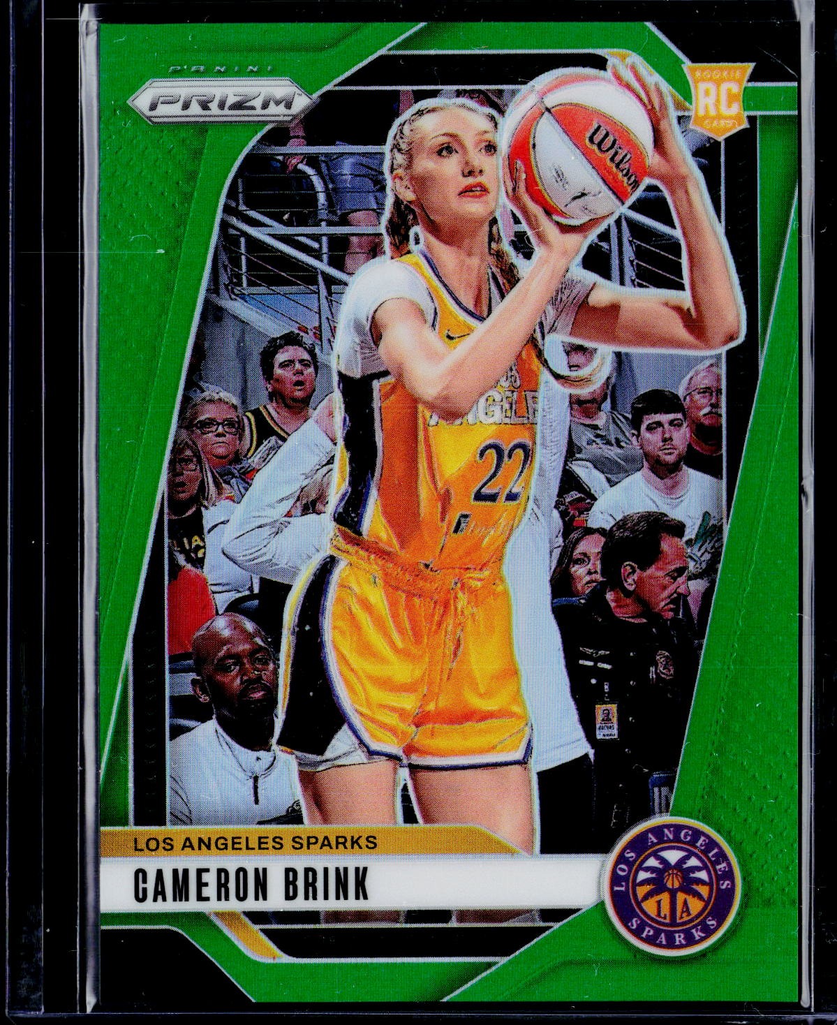2024 Panini Prizm WNBA #127 Cameron Brink Green Prizm