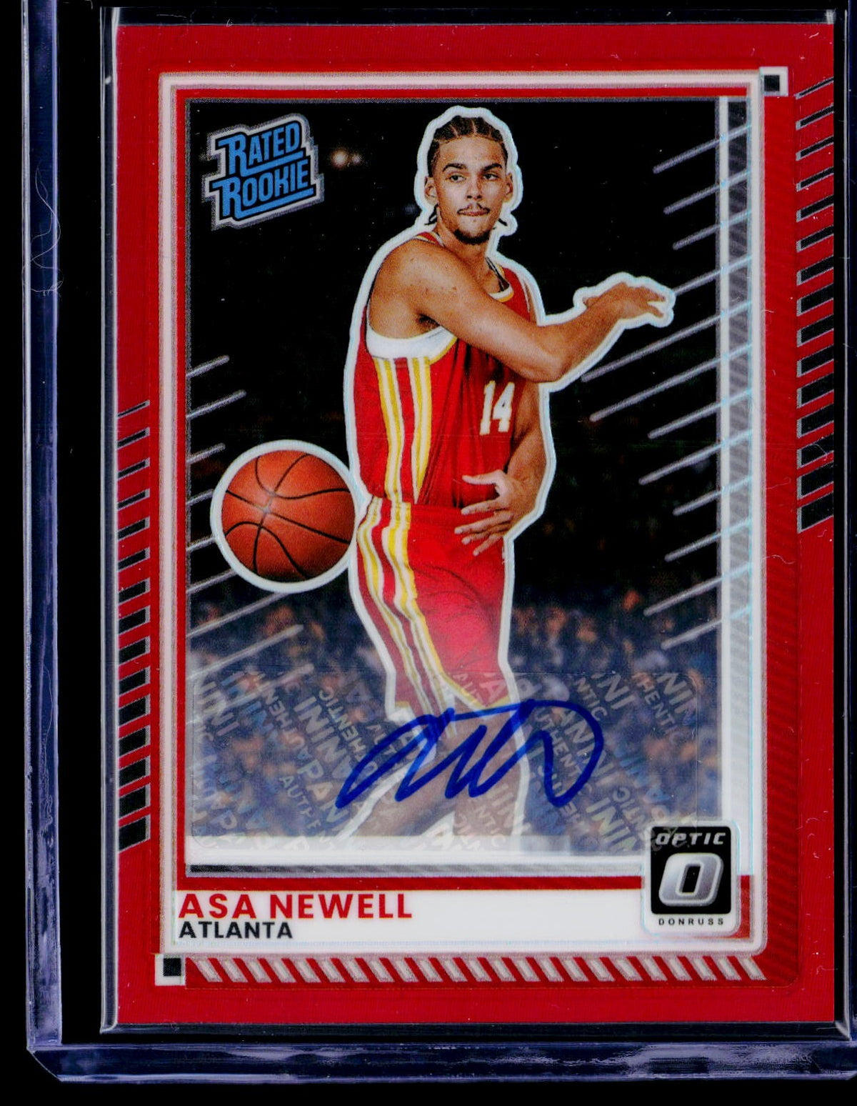 2025-26 Donruss #14 Asa Newell Base Autographs #/99