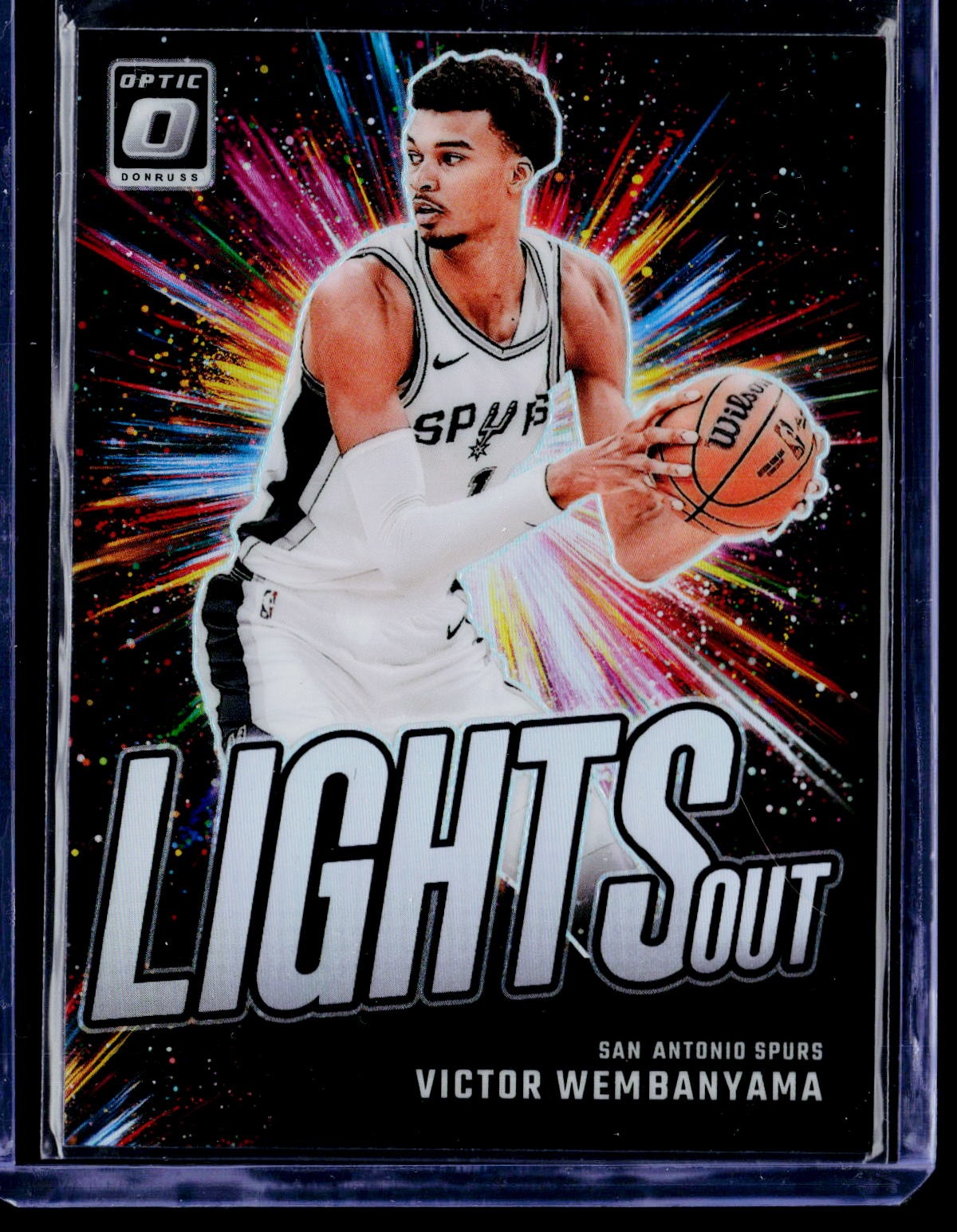 2024-25 Donruss Optic #3 Victor Wembanyama Lights Out