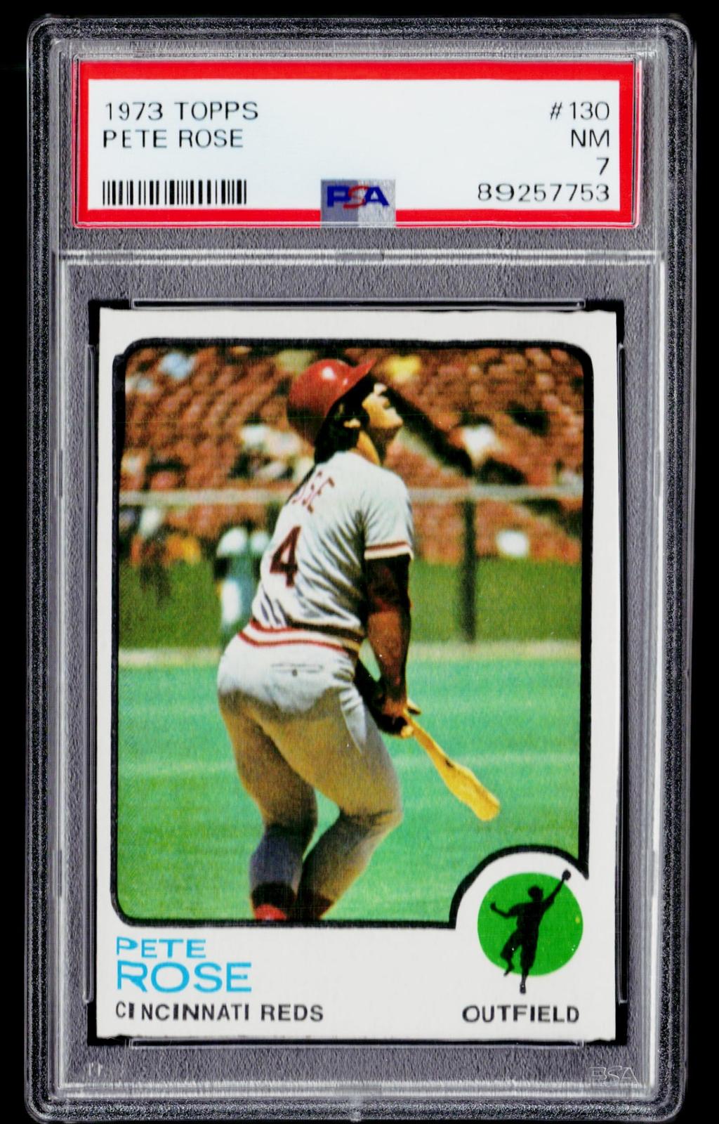 1973 Topps #130 Pete Rose PSA 7