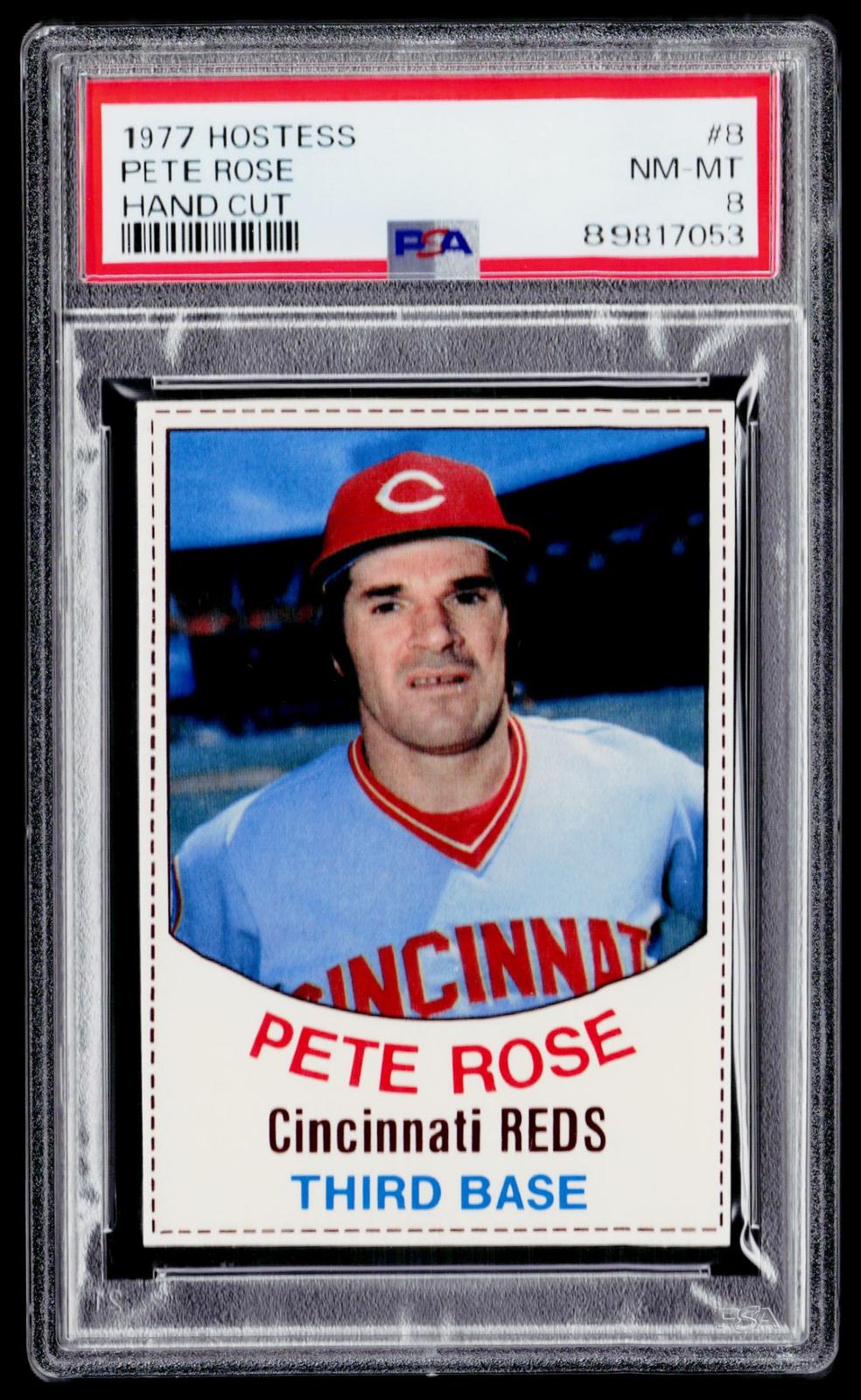 1977 Hostess Twinkies #8 Pete Rose PSA 8