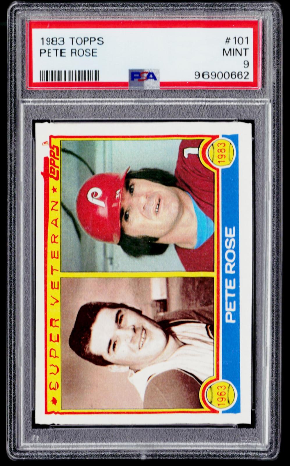 1983 Topps #101 Pete Rose PSA 9