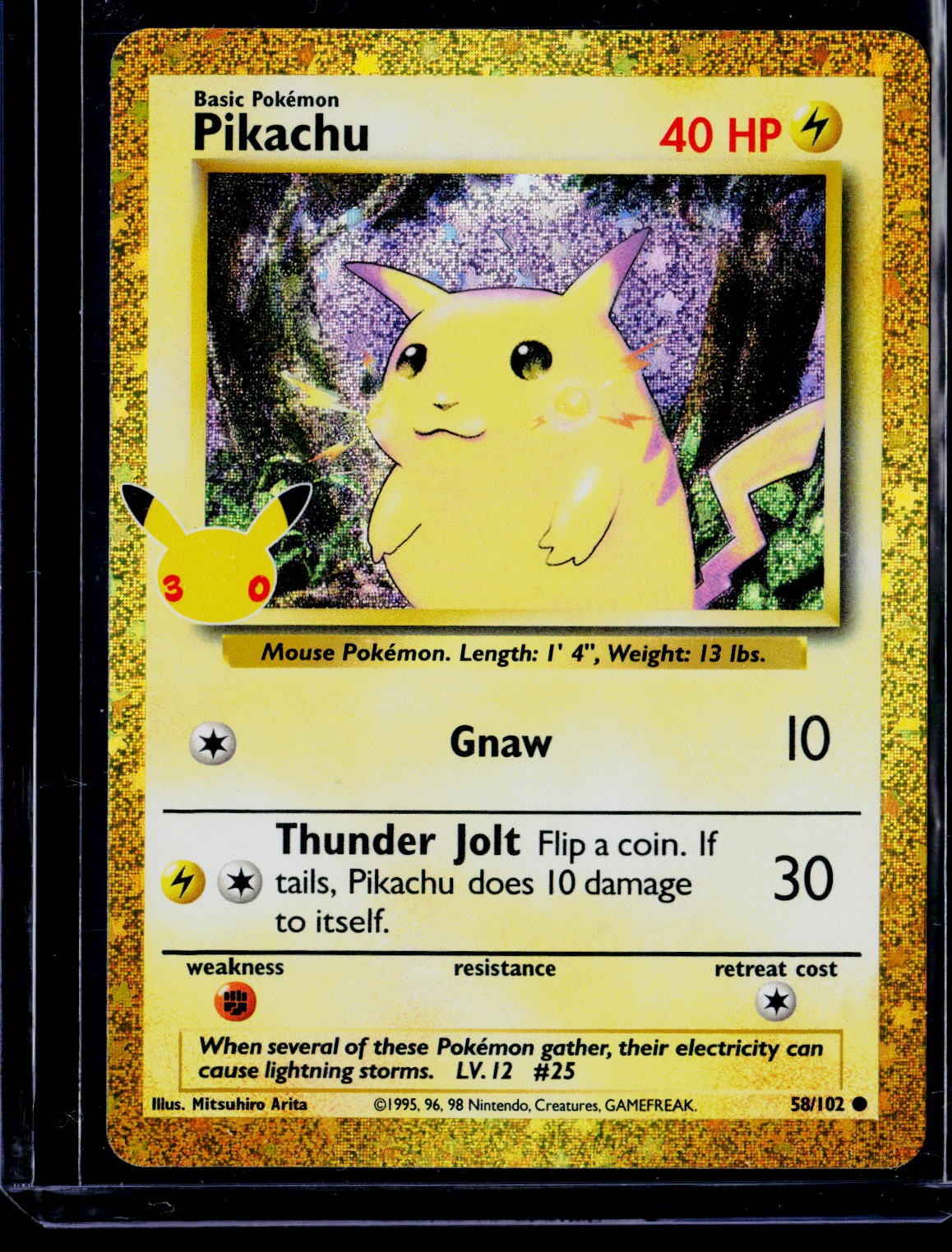 ME: 30th Celebration Classic Collection #58/102 Pikachu