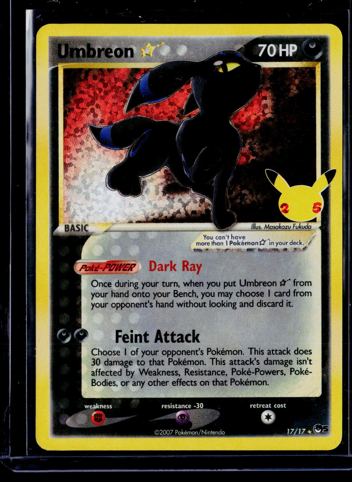 Celebrations: Classic Collection #17/17 Umbreon Star