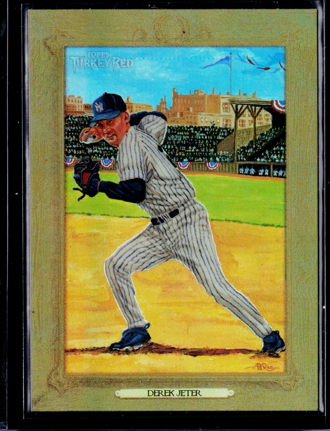 2007 Topps Turkey Red #95 Derek Jeter Chrome Refractor #/999