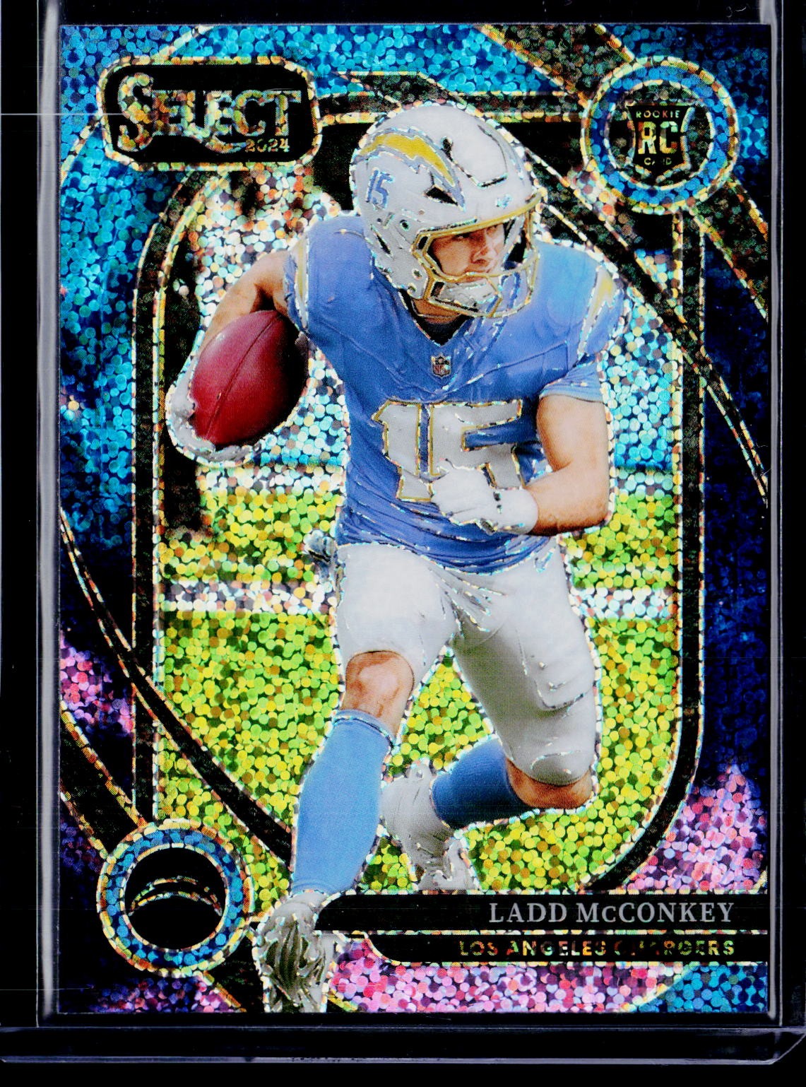 2024 Panini Select #268 Ladd McConkey Cosmic Prizm