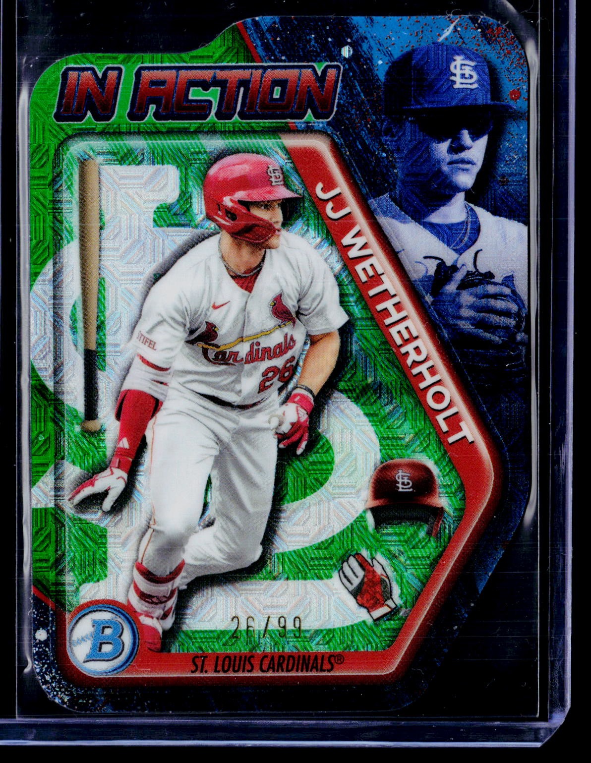 2025 Bowman Draft #BIA-25 JJ Wetherholt Bowman In Action #/99