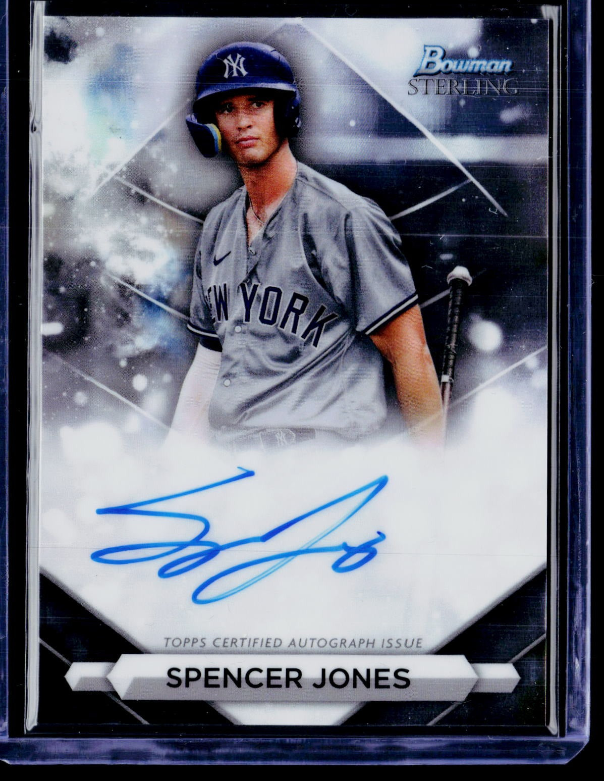 2023 Bowman Sterling #PA-SJ Spencer Jones Prospect Autographs