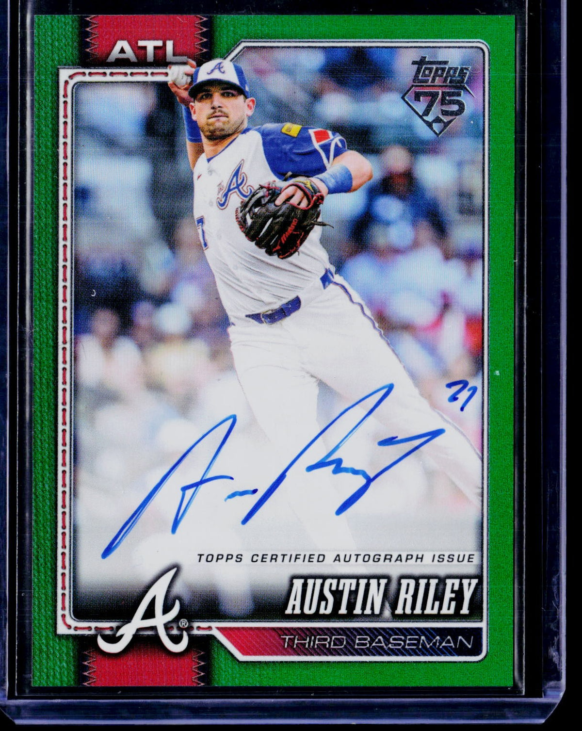 2026 Topps #238 Austin Riley Flagship Real One Autographs