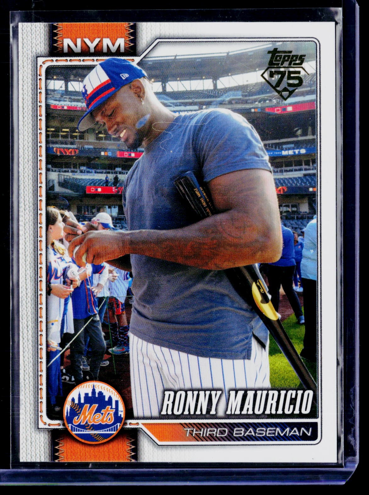 2026 Topps #159 Ronny Mauricio Golden Mirror Variations