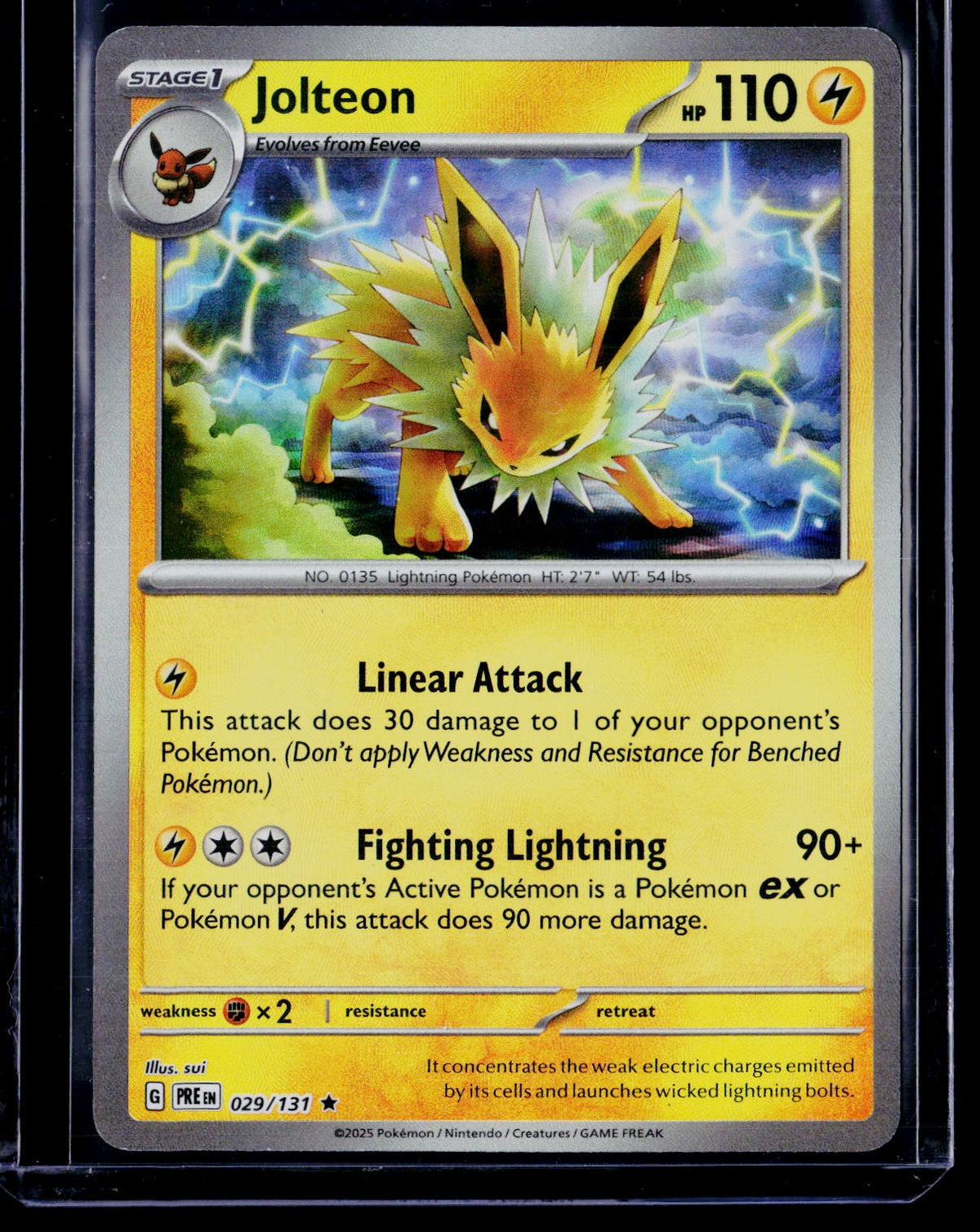 SV: Prismatic Evolutions #029/131 Jolteon (Master Ball Pattern)