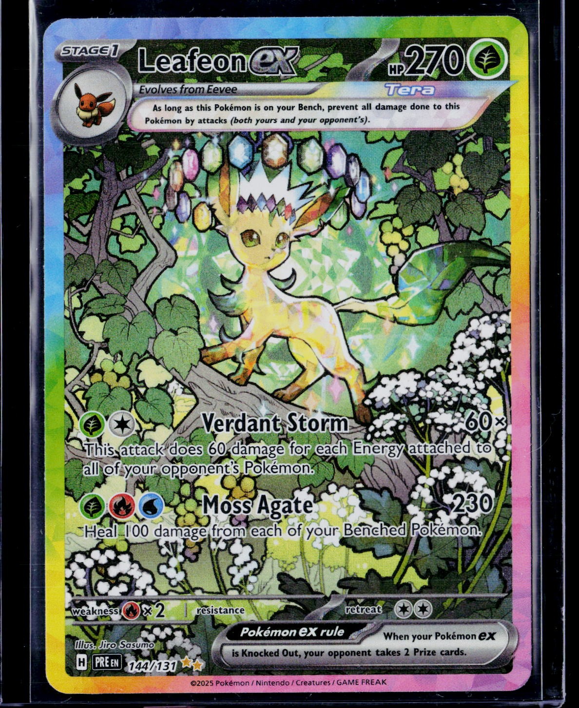SV: Prismatic Evolutions #144/131 Leafeon ex