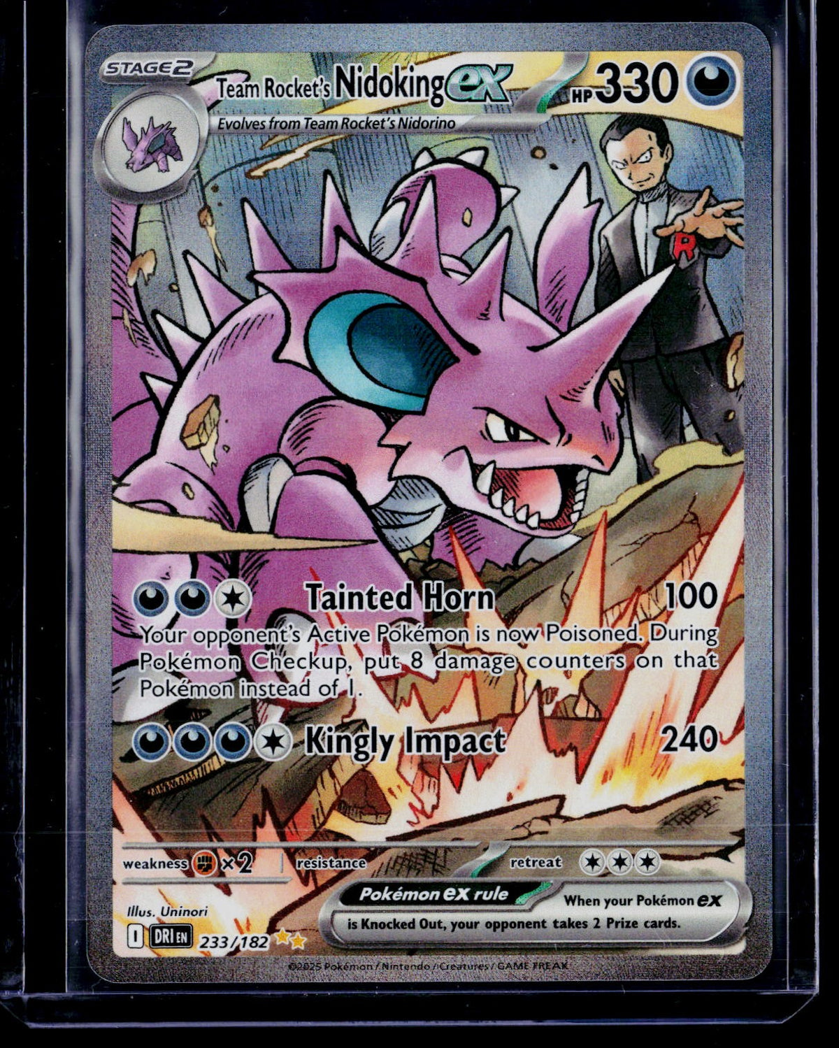 SV10: Destined Rivals #233/182 Team Rocket's Nidoking ex