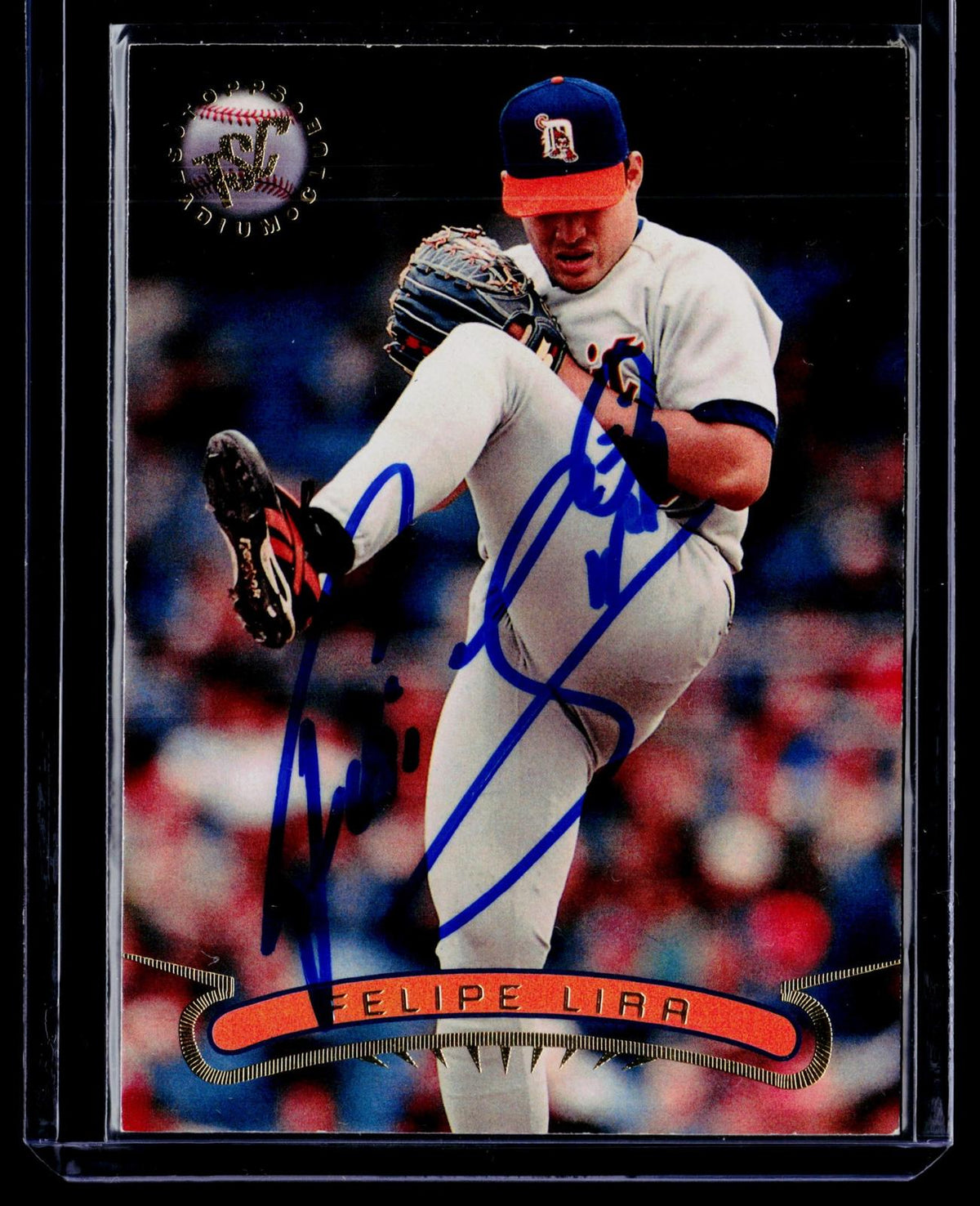1996 Stadium Club #302 Felipe Lira Signed