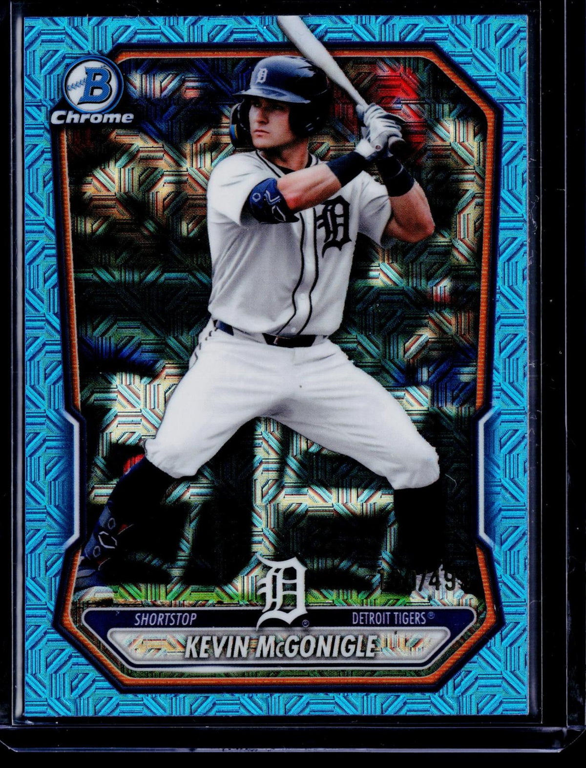 2026 Bowman #BCP-145 Kevin McGonigle Chrome Prospects Mojo Blue Refractor #/499