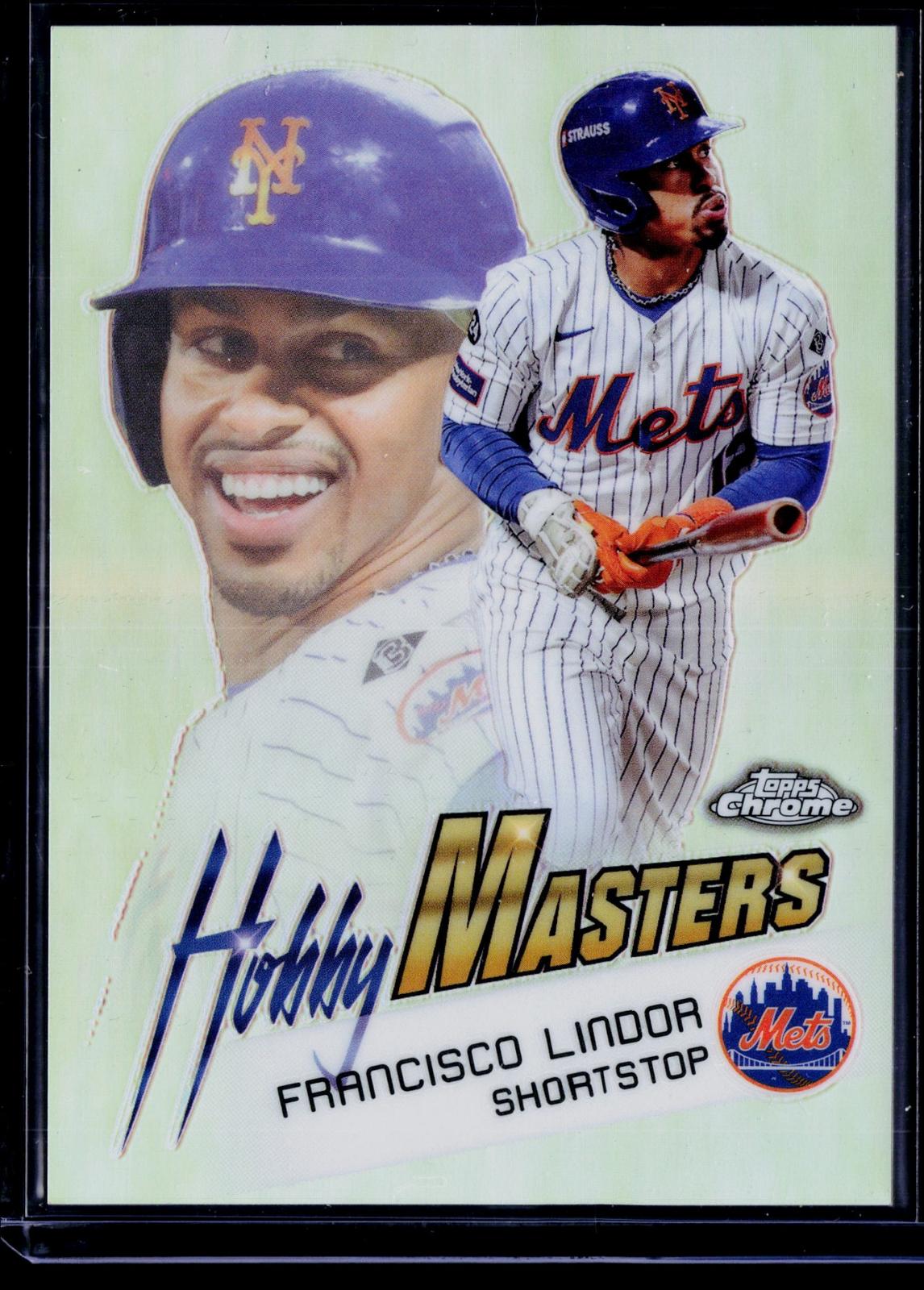 2025 Topps Chrome #HM-6 Francisco Lindor Hobby Masters
