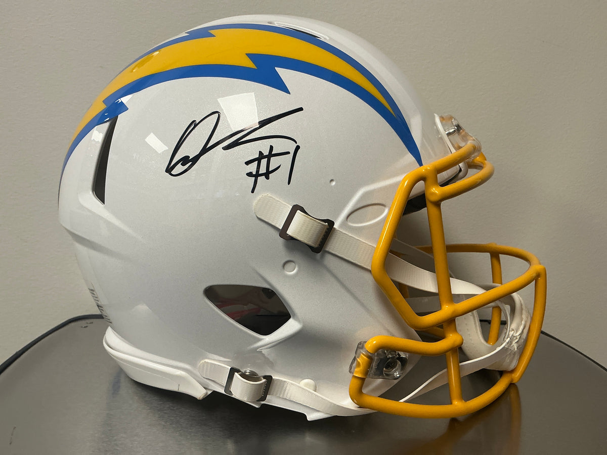 Quentin Johnston Autographed Authentic Rams Helmet (Beckett COA)